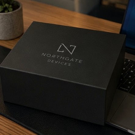 Promotional custom rigid boxes with company logo